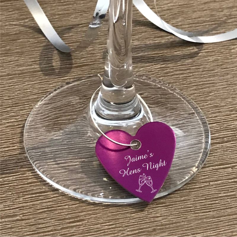 Personalised hot sale glass charms